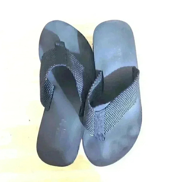 VTG Y2K PERSNAL ENTITY BLACK FOAM PLATFORM CHUNKY BLACK SANDALS BEST FIT W 7 - Picture 4 of 8